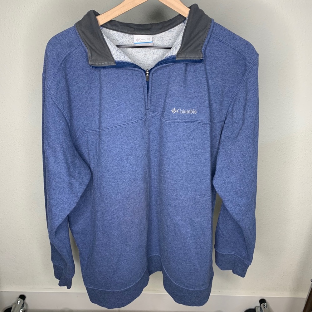 Men’s Columbia XL Blue 3/4 Zip
